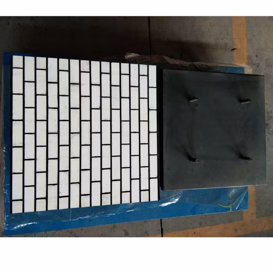 20*20*5mm High Density Abrasion Resistant Square Alumina Ceramic Liners for Industrial Applications