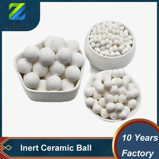 Inert Alumina Ceramic Balls Alumina Catalyst Support Balls for Catalyst Layer Protection