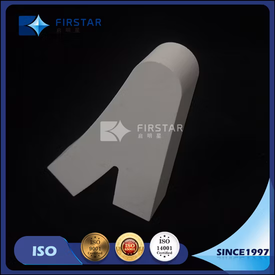 Inregular Alumina Ceramic Inter Lock Brick GB Mining Coal Alumina Ceramic Lined Pipe Chuts